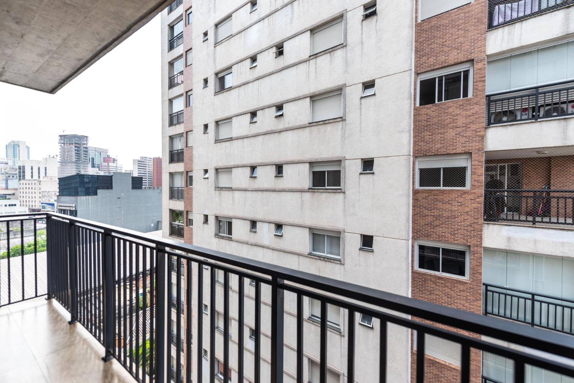 83 New Studio Next Paulista Av, Fast Wifi And Balcony 圣保罗 外观 照片
